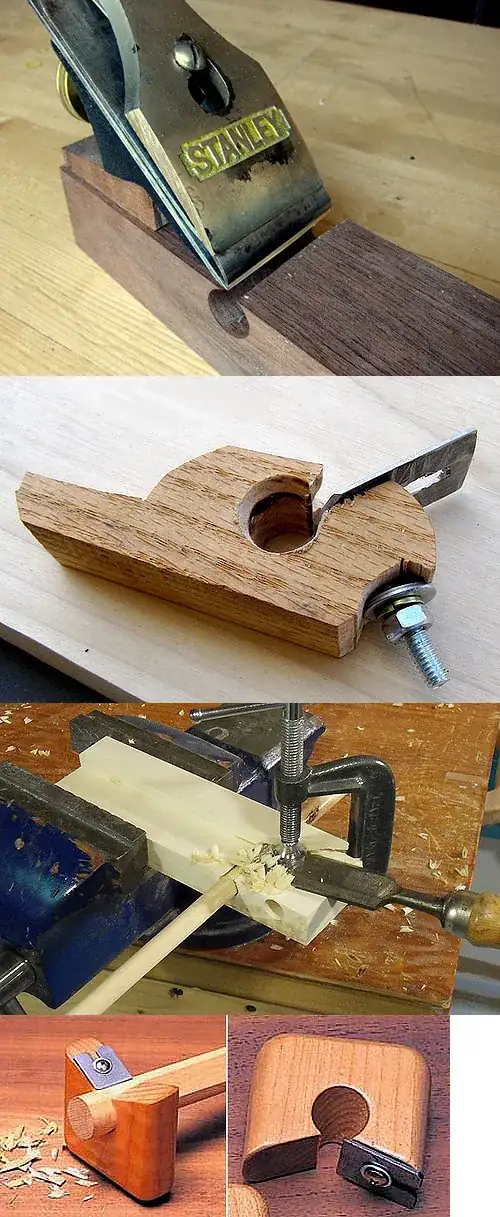 Various dowel cutters