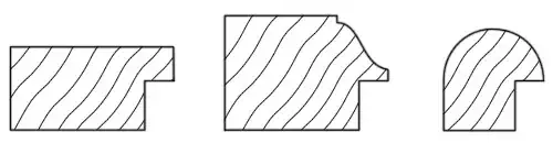 One-piece picture frames