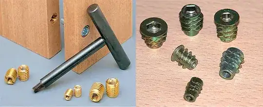 Threaded inserts